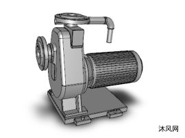 发动机水泵模型图